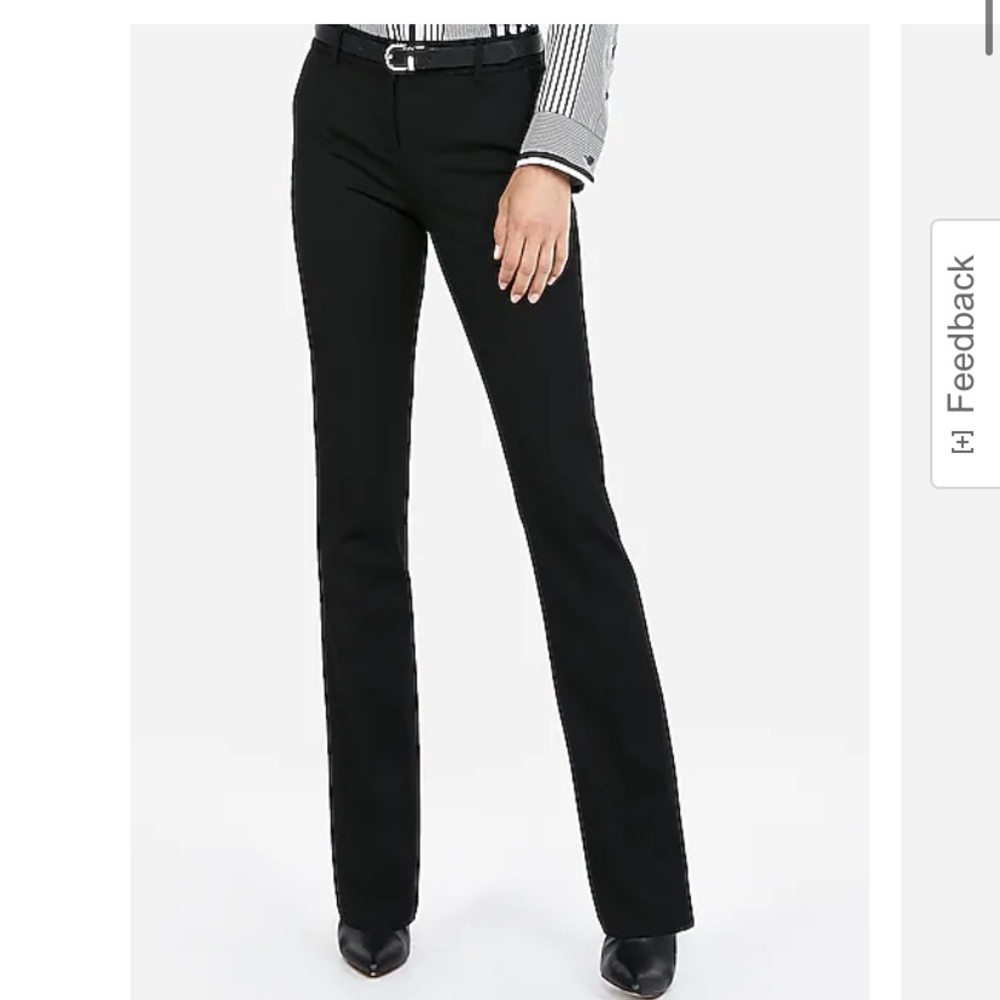 EXPRESS COLUMNIST BARELY BOOT DRESS PANTS